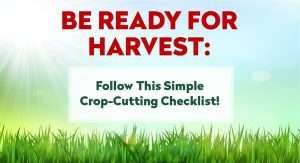 Crop-Cutting Season Preparation