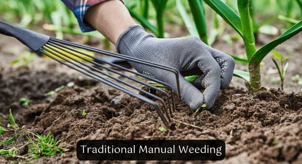 Traditional manual weeding krishitek