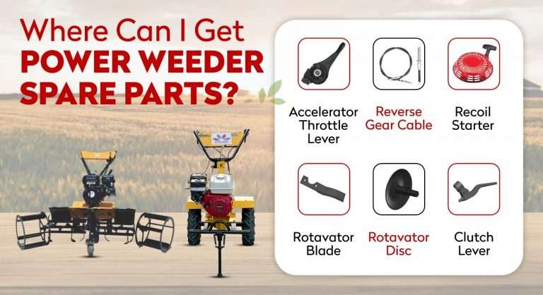 Power weeder machine spare parts