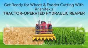 Tractor operated hydraulic reaper